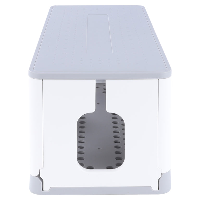 Q-Link kabel management box wit, grijs