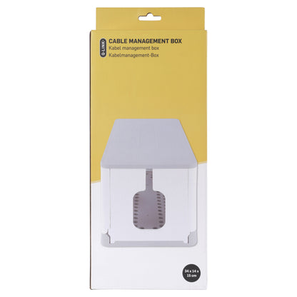 Q-Link kabel management box wit, grijs