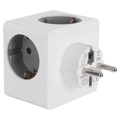 Q-Link verloopstekker 3-voudig 2xA/1xC wit