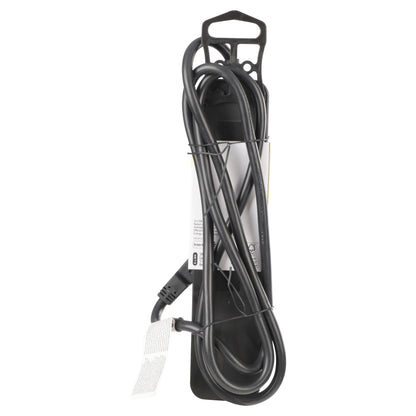 Q-Link stekkerdoos 3-voudig 3x geaard, 1x USB A, 1x USB C zwart 1,5m