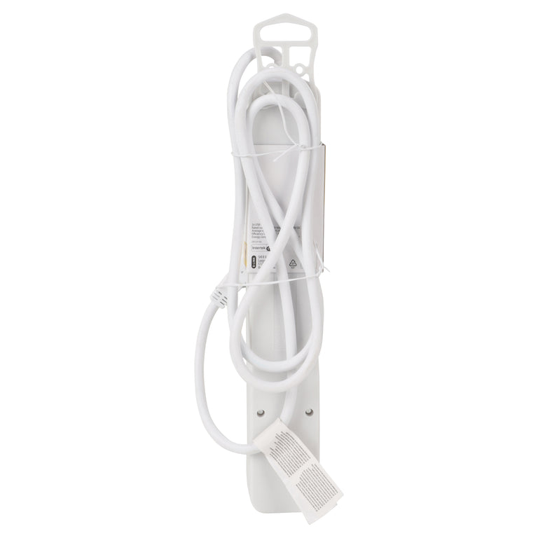 Q-Link stekkerdoos 5-voudig 5x geaard, 1x USB A, 1x USB C wit 1,5m