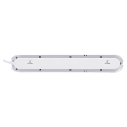 Q-Link stekkerdoos 3-voudig 3x geaard, 2x USB A wit 1,5m
