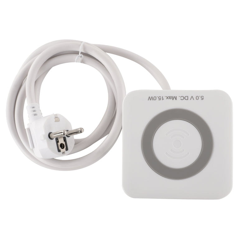 Q-Link Cube stekkerdoos 3-voudig 3x geaard, 2x USB A, 1x USB C wit 1,5m