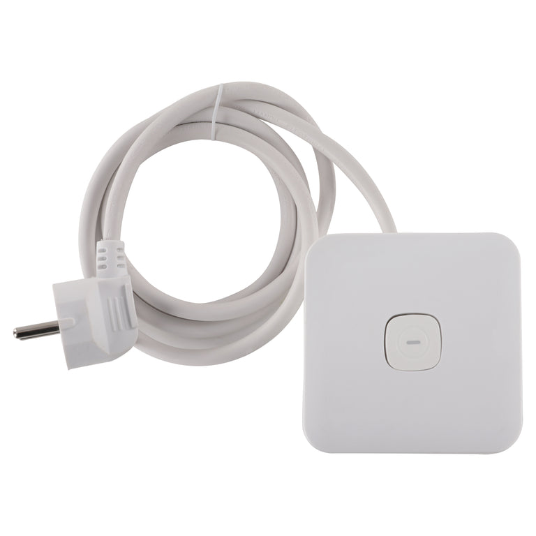Q-Link Cube stekkerdoos 4-voudig 4x geaard, 2x USB A, 1x USB C wit 1,5m