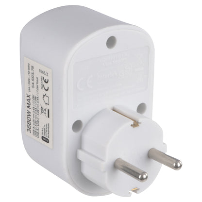 Q-Link adapterstekker 1-voudig 1x USB A, 1x USB C wit