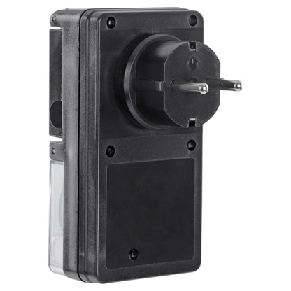 Q-Link analoge tijdschakelaar waterdicht zwart