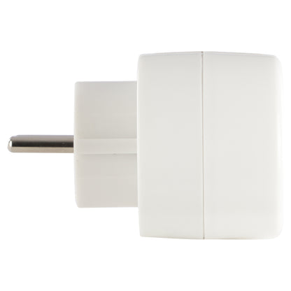 Q-Link verloopstekker 2-voudig horizontaal wit