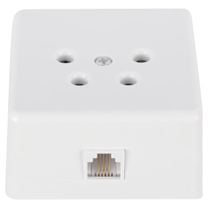 Q-Link telefoon contactdoos wit