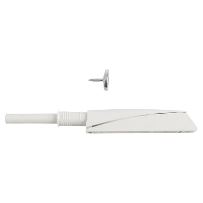Starx opbouw druksnapper wit 13x8x1,5cm