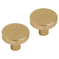 Differnz Amsterdam knop aluminium goud 30mm 2st