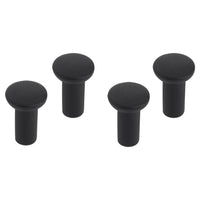 Differnz Eindhoven knop mat zwart 20mm 4st