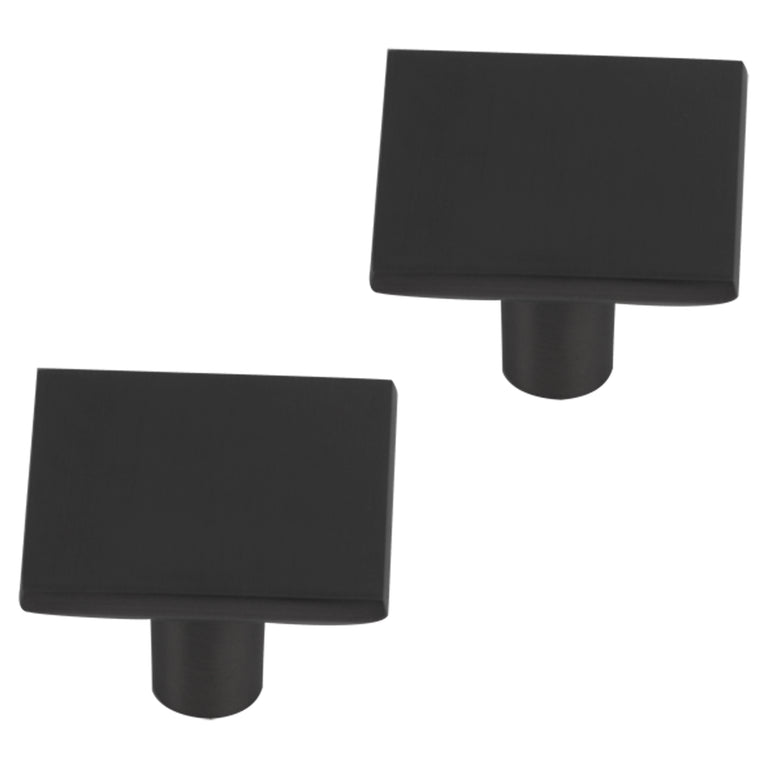 Differnz Tilburg knop mat zwart 30mm 2st