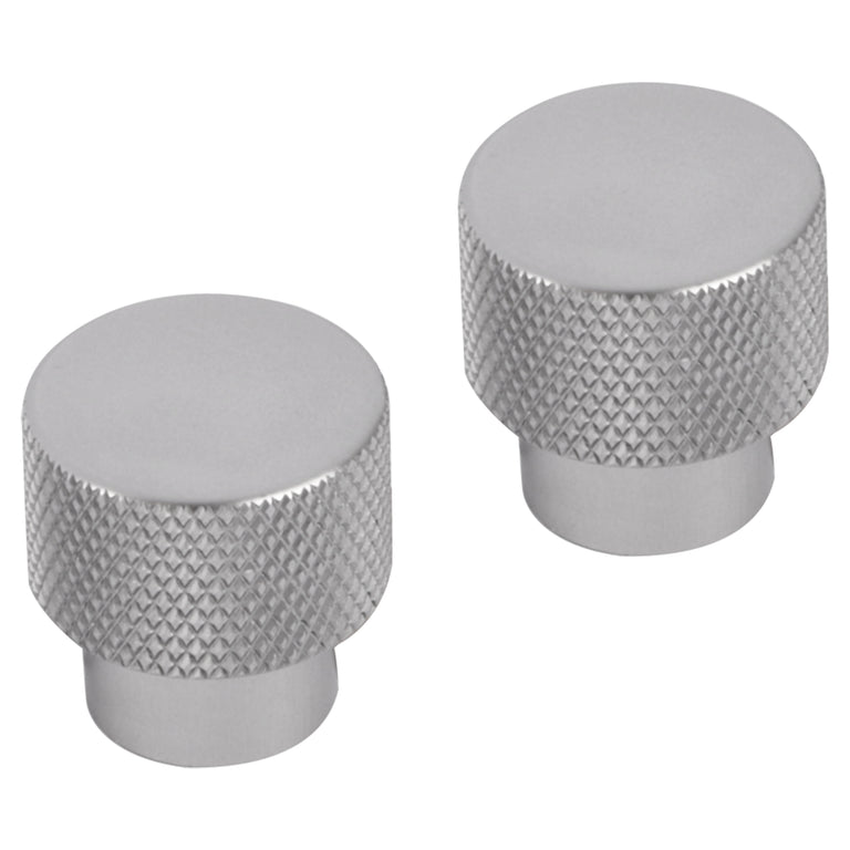 Differnz Utrecht knop aluminium mat chroom 25mm 2st