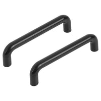 Differnz meubelgreep kunststof mat zwart 105x35mm 2st