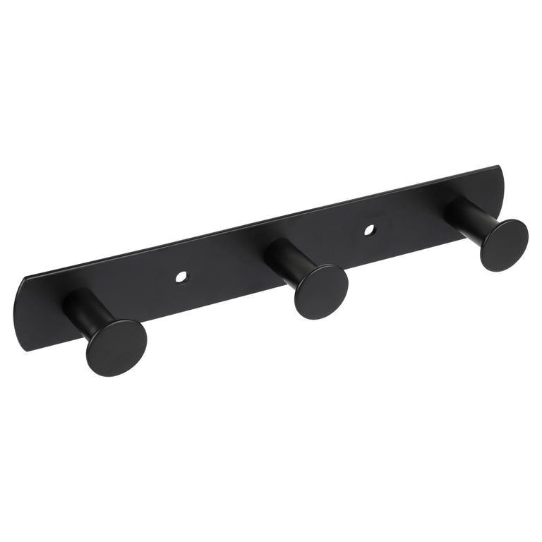 Differnz kapstok 3 haken RVS mat zwart