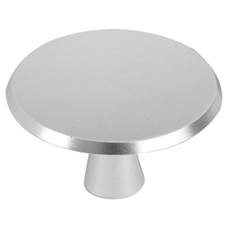 Differnz knop aluminium mat chroom 40mm