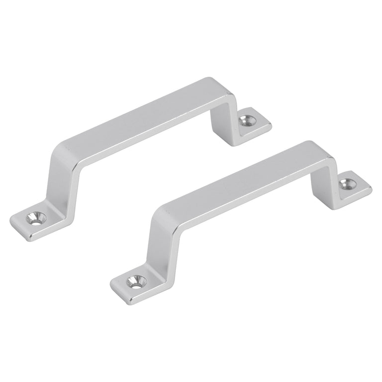 Differnz meubelgreep aluminium mat chroom 70x26mm 2st