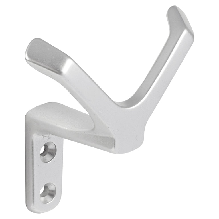 Differnz jashaak plafondbevestiging 2 haken aluminium F1 zilver