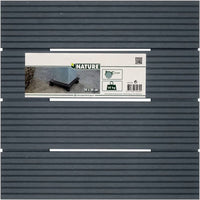 Nature planttrolley vierkant antraciet wpc 50kg