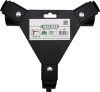 Nature planttrolley driehoek zwart kunststof ⌀27-37cm 100kg