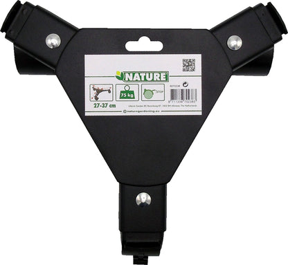 Nature planttrolley driehoek zwart kunststof ⌀27-37cm 100kg