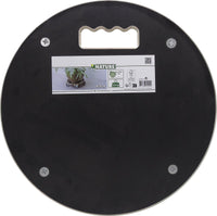 Nature planttrolley rond zwart hout ⌀38cm 250kg