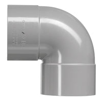 PVC bocht 90º 2xlijmmof 75mm