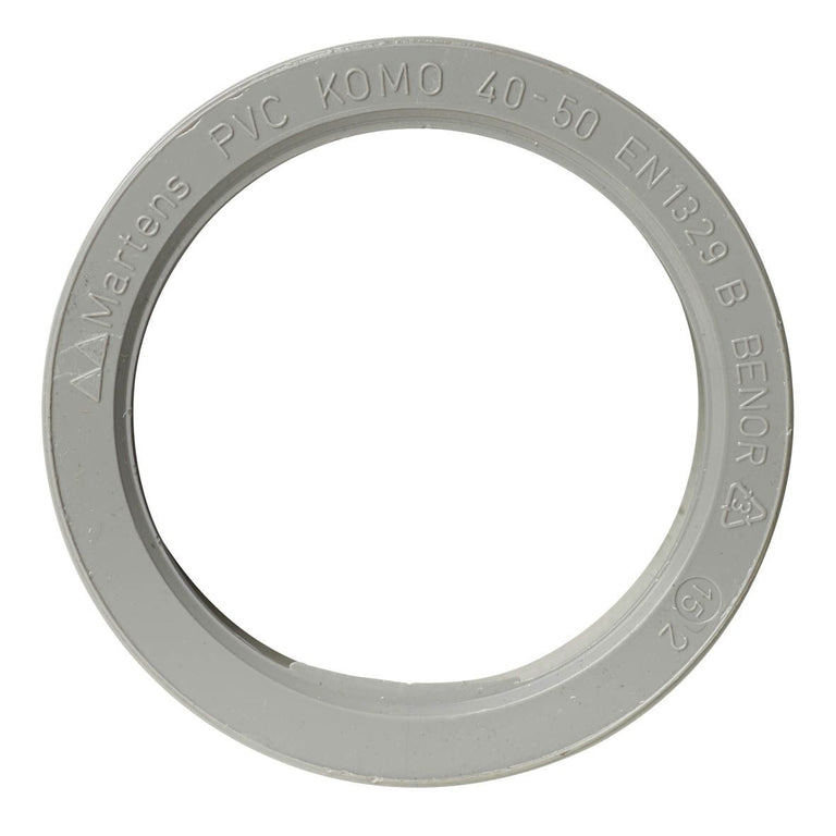 Martens overgangsstuk 40x50mm grijs