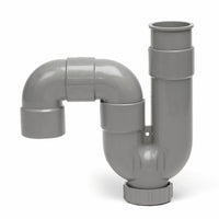 Martens sifon kunststof grijs 32mmx32mm
