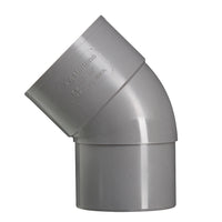 Martens PVC bocht 45º kunststof 60mm grijs