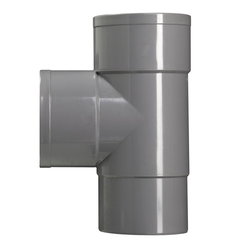 Martens PVC T-stuk 60mm kunststof grijs