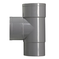 T-stuk 87º HWA 2xlijmmof PVC 100x100mm