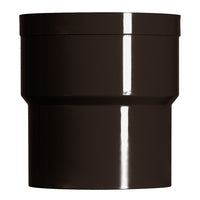 Verbindingsstuk PVC HWA bruin 80 mm