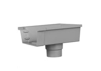 Martens bakgoot einduitloop rechts grijs PVC 125mm