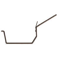 Martens bakgootbeugel nr.3 bruin PVC 125mm 