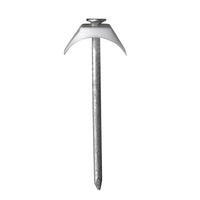 Martens golfplaatspijker plat metaal, kunststof wit 15gr 10st