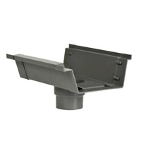 Martens bakgoot lijmuitloop grijs PVC Ø125mm