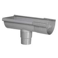 Kraalgoot einduitloop links 125mm