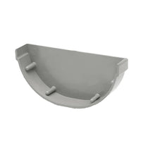 Mastgooteindstuk grijs 100mm