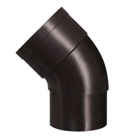 Martens PVC bocht 45º 60mm kunststof bruin
