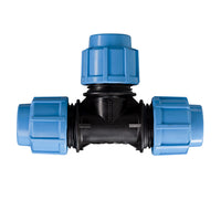 Martens klem T-stuk hoge druk PVC 20mm