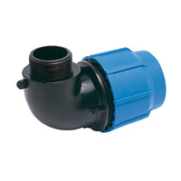 Martens klemknie hoge druk PVC 20x3/4" buitendraad