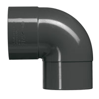 Martens PVC bocht 87º 80mm kunststof antraciet
