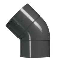 Martens PVC bocht 45º 80mm kunststof antraciet