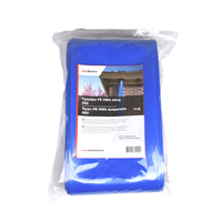 Tijdelijke PE hemelwaterafvoer flexibel ⌀8cm kunststof blauw 15m