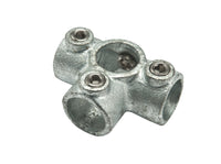 Steigerbuis koppeling kruisverbinding 4 buizen zilver ⌀28mm