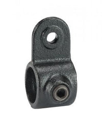 Steigerbuis koppeling plaatbevestiging zwart Ø28mm