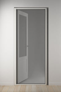 Hamstra rolhor voor deur grijs 215x110cm