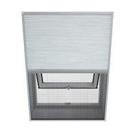 Hamstra duo plissé hor dakraam zwart 113x180cm