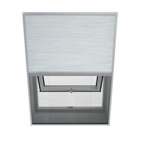 Hamstra duo plissé hor dakraam zwart 133x180cm